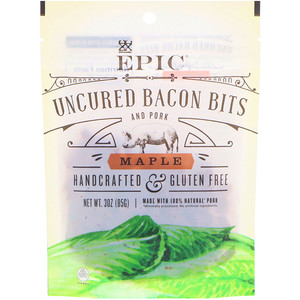 Отзывы о Эпик Бар, Uncured Bacon Bits and Pork, Maple, 3 oz (85 g)