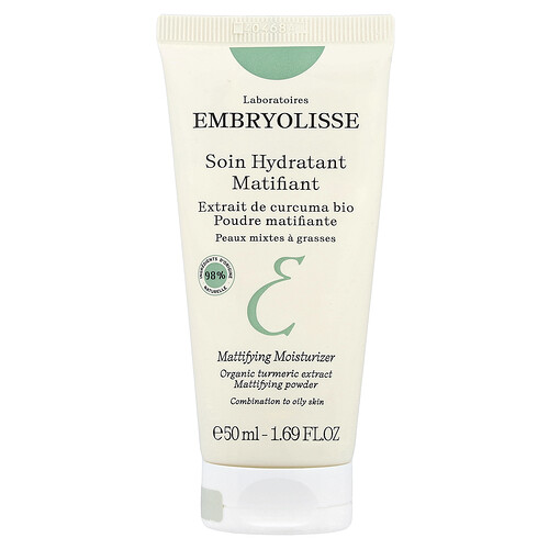 Embryolisse, Mattifying Moisturizer, Kombination für fettige Haut, 1,69 fl oz (50 ml)