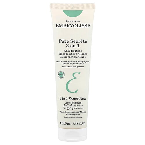 Embryolisse, 3 in 1 Secret Paste, Kombination für fettige Haut, 3,38 fl oz (100 ml)