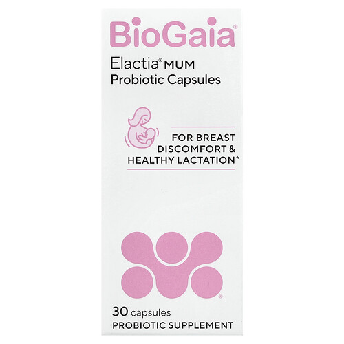 Biogaia Elactia®, Mum, 90 mg, 30 Capsules