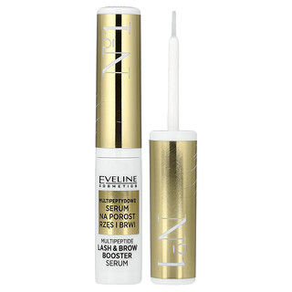 Eveline Cosmetics, No. 1 мултипептиден серум за укрепване на миглите и вежди, 4 ml (0,14 fl oz)