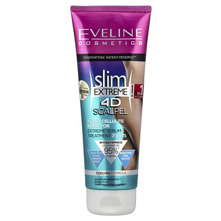 Eveline Cosmetics, Slim Extreme 4D Scalpel, Turbo Cellulite Reductor, 8.8 fl oz (250 ml)