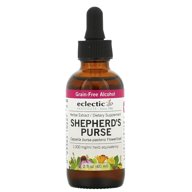 Eclectic Institute, Shepherd's Purse, 1,000 mg, 2 fl oz (60 ml) iHerb