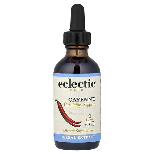 Eclectic Herb, Cayenne Extract, Cayenne-Extrakt, Kreislaufunterstützung, 60 ml (2 fl. oz.)