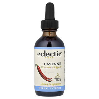 Eclectic Herb, Ekstrakt z pieprzu cayenne, 60 ml