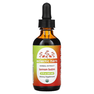 

Eclectic Institute Lemon Balm 2 fl oz (60 ml)