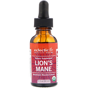 Отзывы о Эклектик Институт, Lion's Mane, Mushroom Mycelia Extract , 1 fl oz (30 ml)