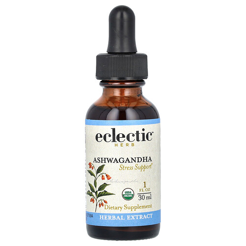 エクレクティックインスティテュート Eclectic Herb, アシュワガンダエキス、30ml（1液量オンス）