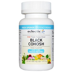 Отзывы о Эклектик Институт, Black Cohosh, 370 mg, 100  Non-GMO Veggie Caps