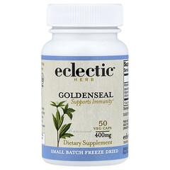Goldenseal, для підтримки імунітету, 400 мг, 50 веганських капсул