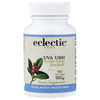 Eclectic Herb, Uva Ursi, 350 mg, 90 Kapsul Nabati