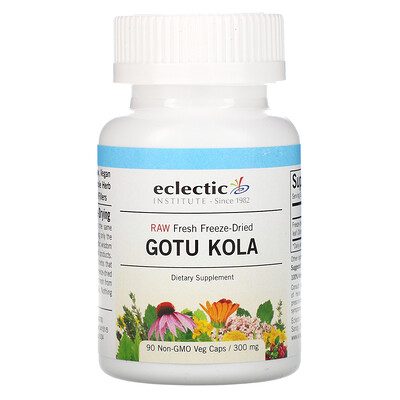 Eclectic Institute Gotu Kola, 300 mg, 90 Non-GMO Veg Caps