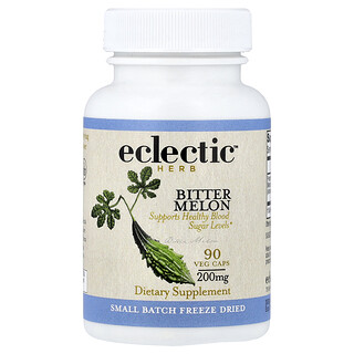 Eclectic Herb, Melón amargo liofilizado, 200 mg, 90 cápsulas vegetales