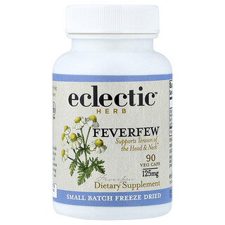 Eclectic Herb, пиретрум, 125 мг, 90 вегетарианских капсул