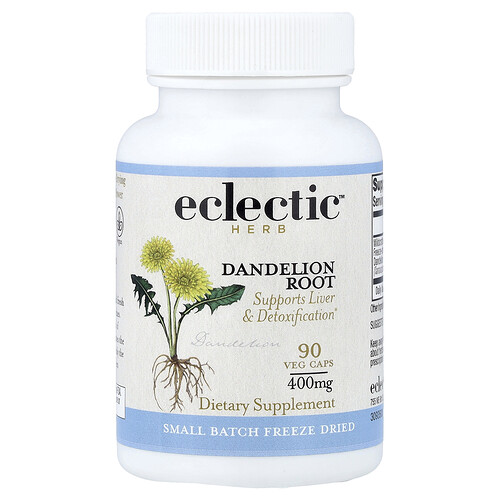 Eclectic Herb Dandelion Root, 400 mg, 90 Veg Caps