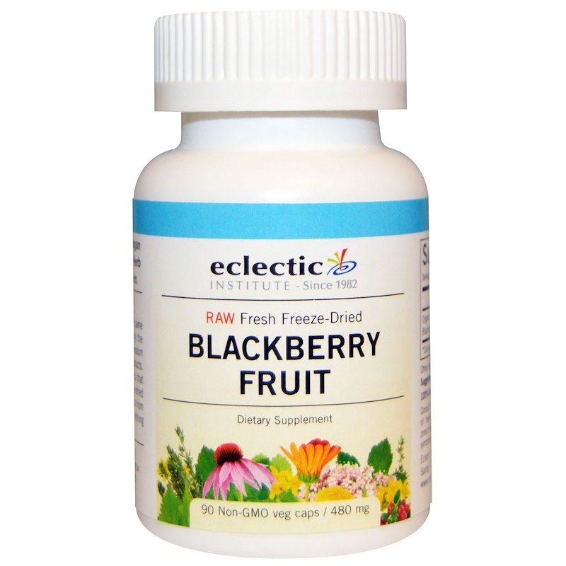 Eclectic Institute, Blackberry Fruit, 480 mg, 90 NonGMO Veg Caps iHerb