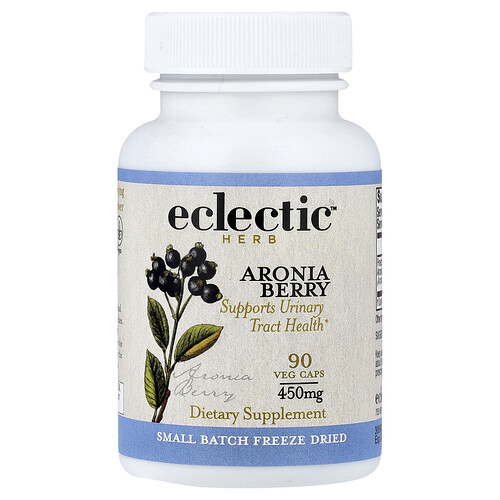 Eclectic Herb, Aronia Berry, Supports Urinary Tract Health, 90 Veg Caps (450 mg per Capsule)