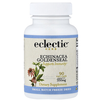 Eclectic Herb, Equinácea, Sello de oro, 90 cápsulas vegetales