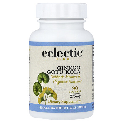 Product Image for Eclectic Herb, Ginkgo Gotu Kola, 90 Veg Caps
