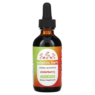 

Eclectic Institute, Elderberry Glycerite, 2 fl oz ( 60 ml)