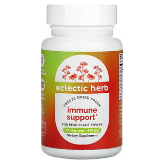 Eclectic Institute, Freeze Dried Fresh, Immune Support, 410 mg, 45 Veg Caps