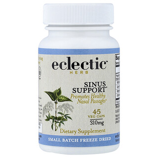 Eclectic Herb, для підтримки носових пазух, 45 вегетаріанських капсул