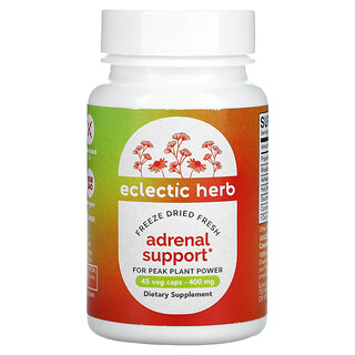 Eclectic Institute, Adrenal Support, 400 mg, 45 캡슐