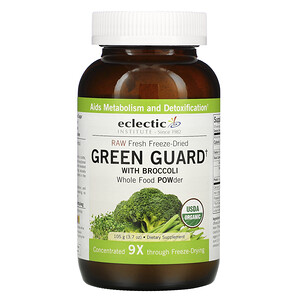 Отзывы о Эклектик Институт, Raw Fresh Freeze-Dried, Green Guard with Broccoli, Whole Food POWder, 3.7 oz (105 g)