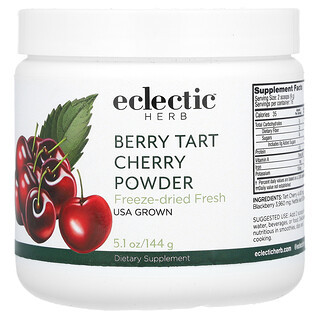 Eclectic Herb, Bayas y cerezas ácidas en polvo, 144 g (5,1 oz)