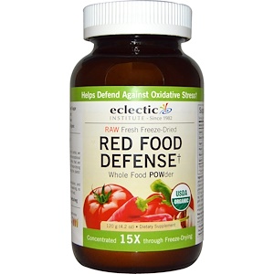 Отзывы о Эклектик Институт, Red Food Defense POWder, Raw, 4.2 oz (120 g)