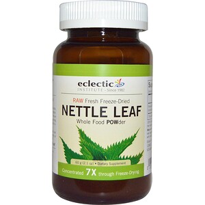 Отзывы о Эклектик Институт, Raw Fresh Freeze-Dried, Nettle Leaf, Whole Food POWder, 2.1 oz (60 g)