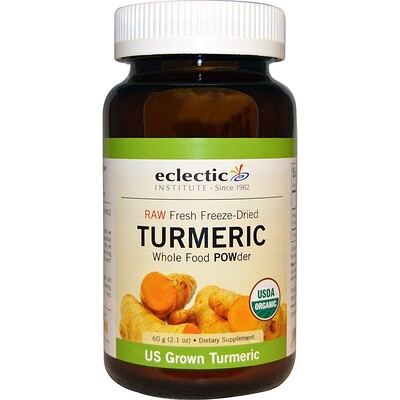 Eclectic Institute Turmeric, Whole Food POWder, 2.1 oz (60 g)