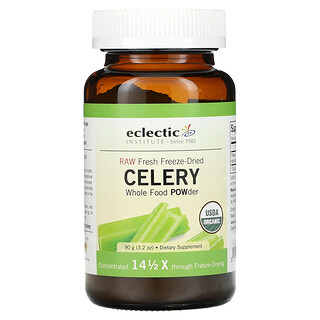 Eclectic Institute, Raw Fresh Freeze-Dried Celery, 3.2 oz (90 g)