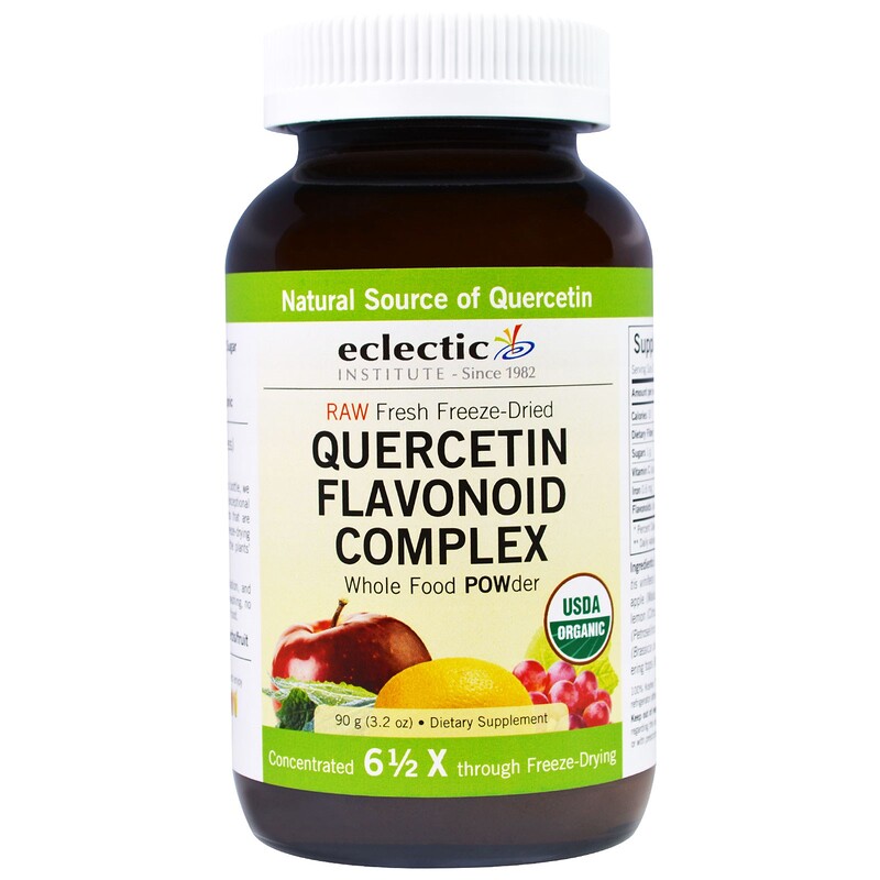 Eclectic Institute, Quercetin Flavonoid Complex, Whole Food POWder, 3.2