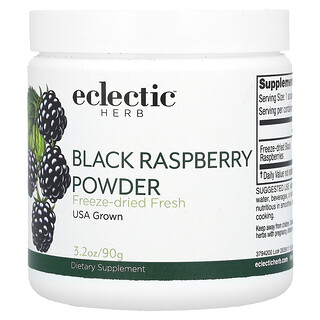 Eclectic Herb, Pudră de zmeură neagră, 3,2 oz (90 g)