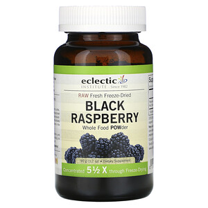 Отзывы о Эклектик Институт, Raw Fresh Freeze-Dried, Black Raspberry, 3.2 oz (90 g)