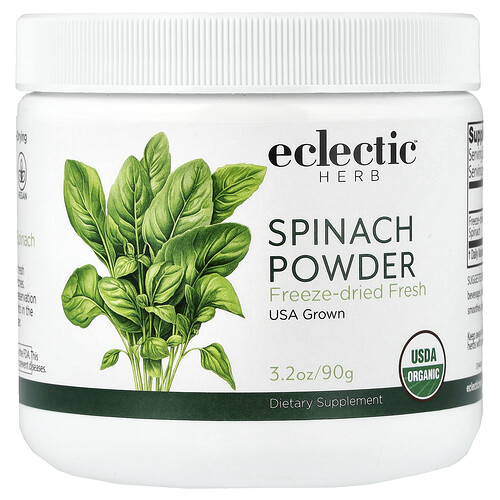Eclectic Herb, Spinach Powder, Spinatpulver, 90 g (3,2 oz.)