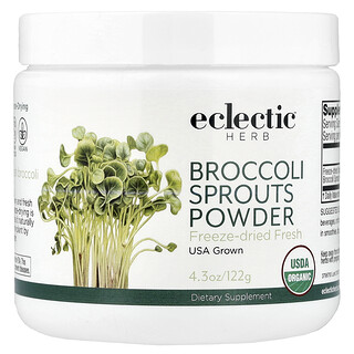 Eclectic Herb, Порошок из ростков брокколи, 122 г (4,3 унции)