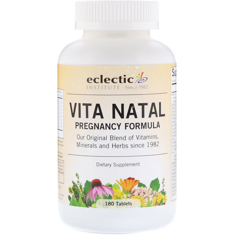 Eclectic Institute, Vita Natal, Pregnancy Formula, 180 Tablets iHerb