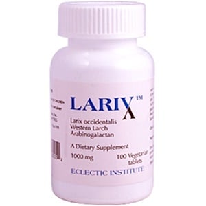 Отзывы о Эклектик Институт, Larix, 1000 mg, 100 Veggie Tabs