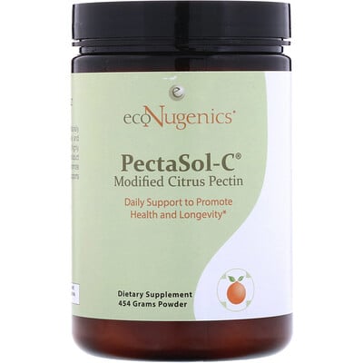 Econugenics PectaSol-C, модифицированный цитрусовый пектин, порошок, 454г
