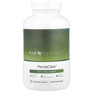 Econugenics, PectaClear®, Reiniging tegen toxische metalen, 180 vegetarische capsules