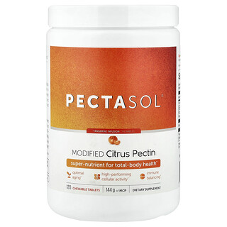 Econugenics, PectaSol® Modified Citrus Pectin, Tangerine Infusion, 120 Chewable Tablets