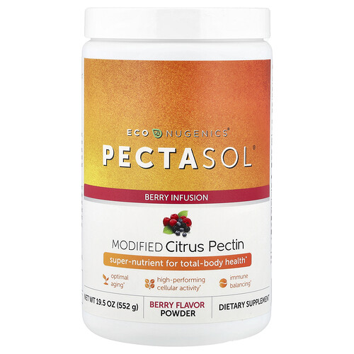 Econugenics PectaSol® модифицированный цитрусовый пектин со вкусом ягод 552 г (19 5 унции)