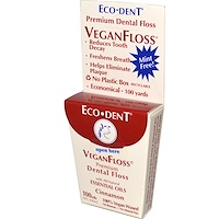 Зубная нить VeganFloss, корица, 100 ярдов (91,44 м) - изображение