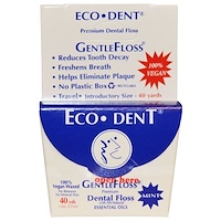 Зубная нить GentleFloss, мята, 40 ярдов (36,57 м) - изображение
