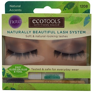 Отзывы о Эко Тулс, Naturally Beautiful Lash System, Natural Accents, 1 Lash Set