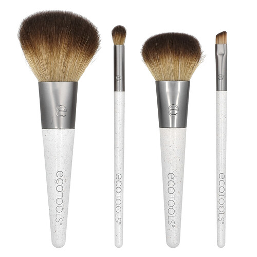 Ecotools On-The-Go Style Brush Set , 4 Piece Kit