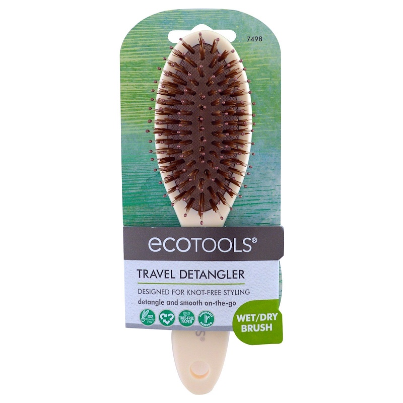 EcoTools, Travel Detangler Brush, 1 Brush iHerb