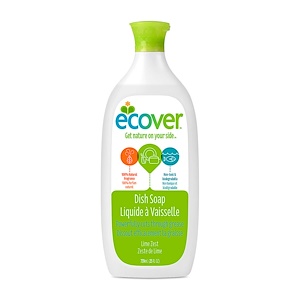 Купить Ecover, Жидкое моющее средство для посуды, лаймовая цедра, 25 жидких унций (739 мл)  на IHerb